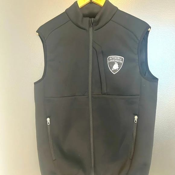 Men’s L  vintage Lamborghini Automobili vest in amazing shape - Picture 2 of 10